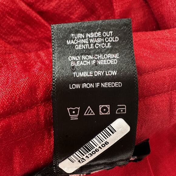 Ali Miles Jacket Womens 1X Red Button Woven Art Wire Collar Statement - Picture 6 of 11